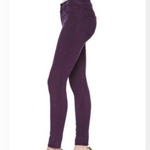 J Brand Skinny Leg Purple Jeans, Size 26